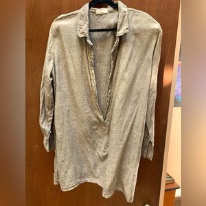 XL CP Shades Linen tan tunic